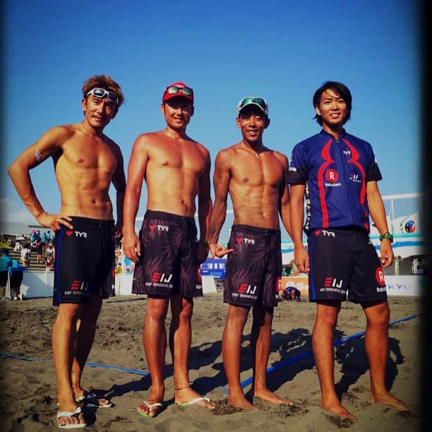 西村晃一さんのインスタグラム写真 - (西村晃一Instagram)「BEACHVOLLEY JAPAN  今日3試合勝って、明日の準決勝に進みました！ 4試合目なので、大体12:30くらいかな。 応援お待ちしてます！  #鵠沼海岸 #ビーチバレージャパン #Beachvoleyball  #TYR #WINDS #決勝戦 @koichi.nishimura  #Koichinishimura」8月15日 20時45分 - koichi.nishimura