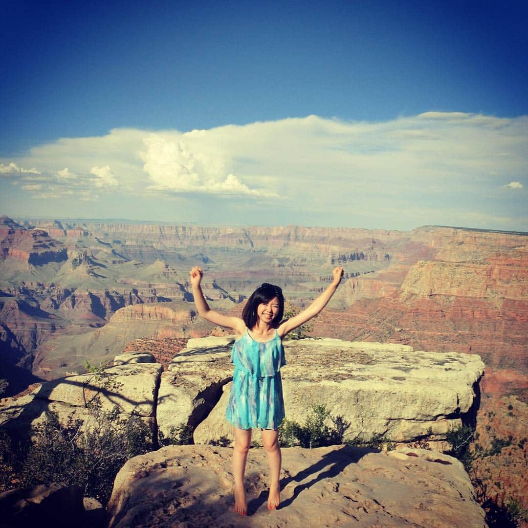 吉田沙織のインスタグラム：「********** Grand Canyon  私は世界の何%を知っているんだろう  We live in the earth !! #grandcanyon」