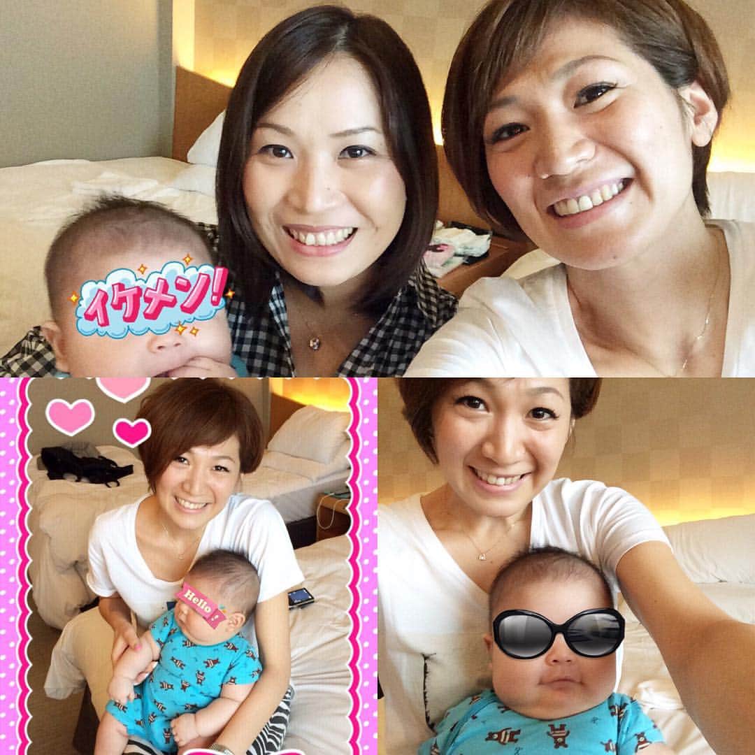 高橋みゆきのインスタグラム：「テンさんに会いに行ってきた🎵やっとテンさんベビーに会えた👶このムチムチたまら〜ん😍💕 #World Cupは今日空き日 #テンさん #赤ちゃん #3ヶ月 #ムチムチ❤︎ #さすがアスリートの子 #話すことがたくさんあり過ぎて時間足りない #楽しかった♪」