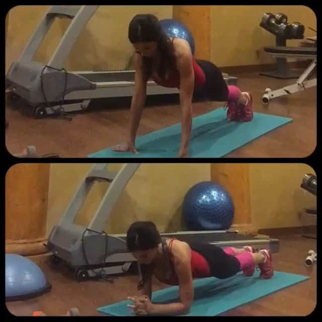 デニス・ミラーニのインスタグラム：「Starting the Fall season out strong:)! #fall #core #workout #abs」