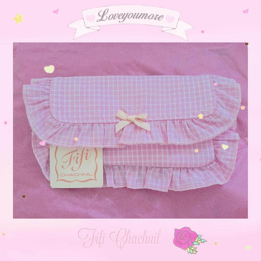エリンコさんのインスタグラム写真 - (エリンコInstagram)「MyNewPorch.*･🎀.･*. #Fifi#new#porch#ポーチ#フィフィ#ギンガム#ギンガムチェック#リボン#ribbon#pink#ピンク」9月22日 8時33分 - erinko0315