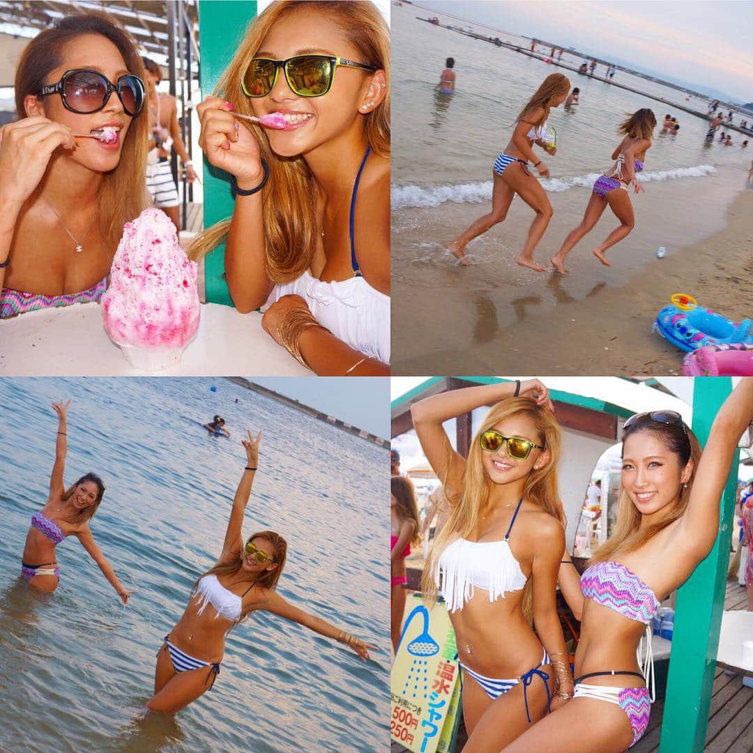 カレンさんのインスタグラム写真 - (カレンInstagram)「🍧🐬👙🌴☀️ 短い夏が終わりを告げるーーー！ やっぱり夏がスキ！ ８月は、あっという間でした。。。⛵️ #love#time#summer #memory #sea #bikini #girls #peakpine #bff #friend #gn #夜中の独り言 #おやすみ #💤」9月1日 1時27分 - cjd_karen