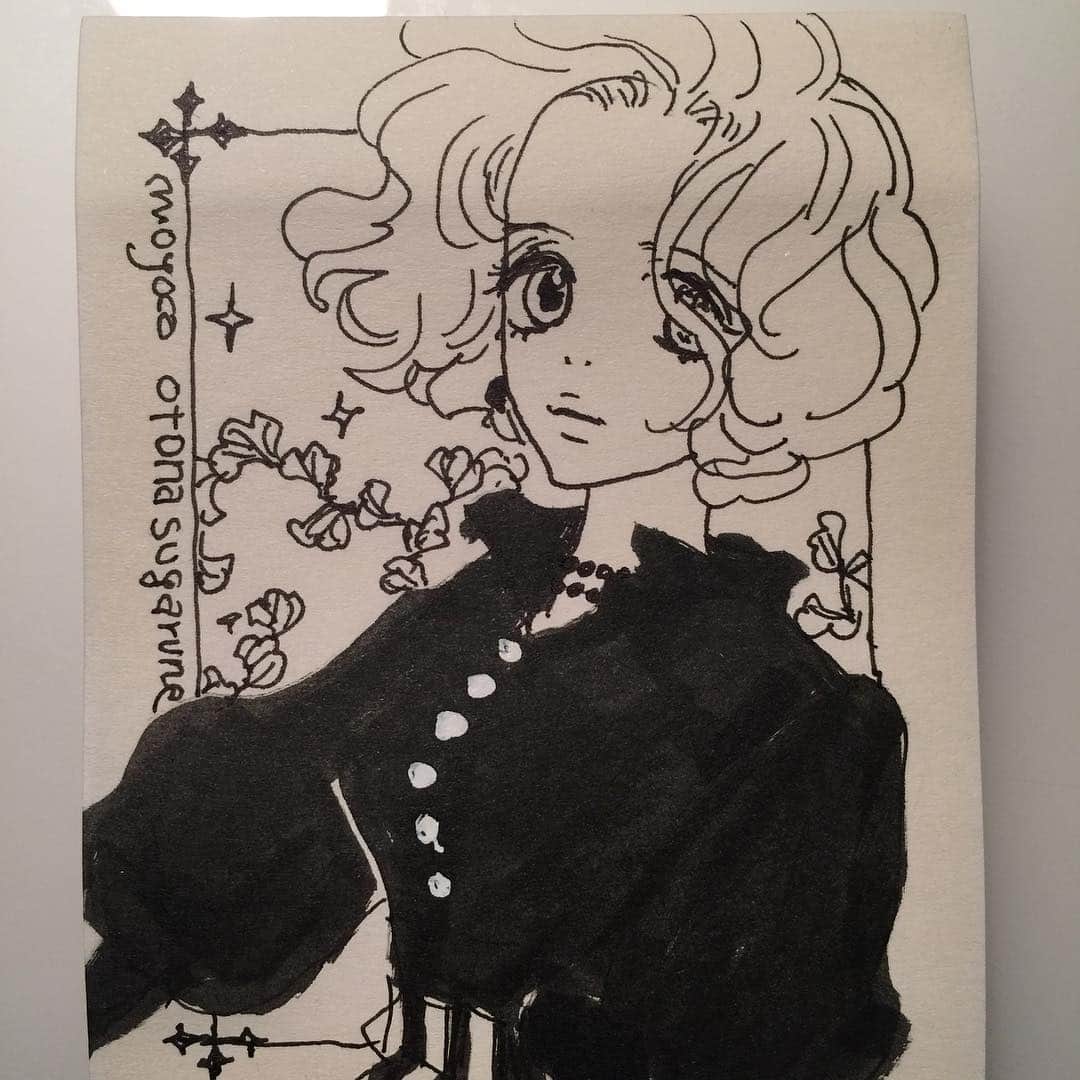 安野モヨコのインスタグラム：「大人シュガルンシリーズ☆バニラさん。モヨコ#moyocoanno #Sugar2rune #vanilla #manga #instagood #instaart」