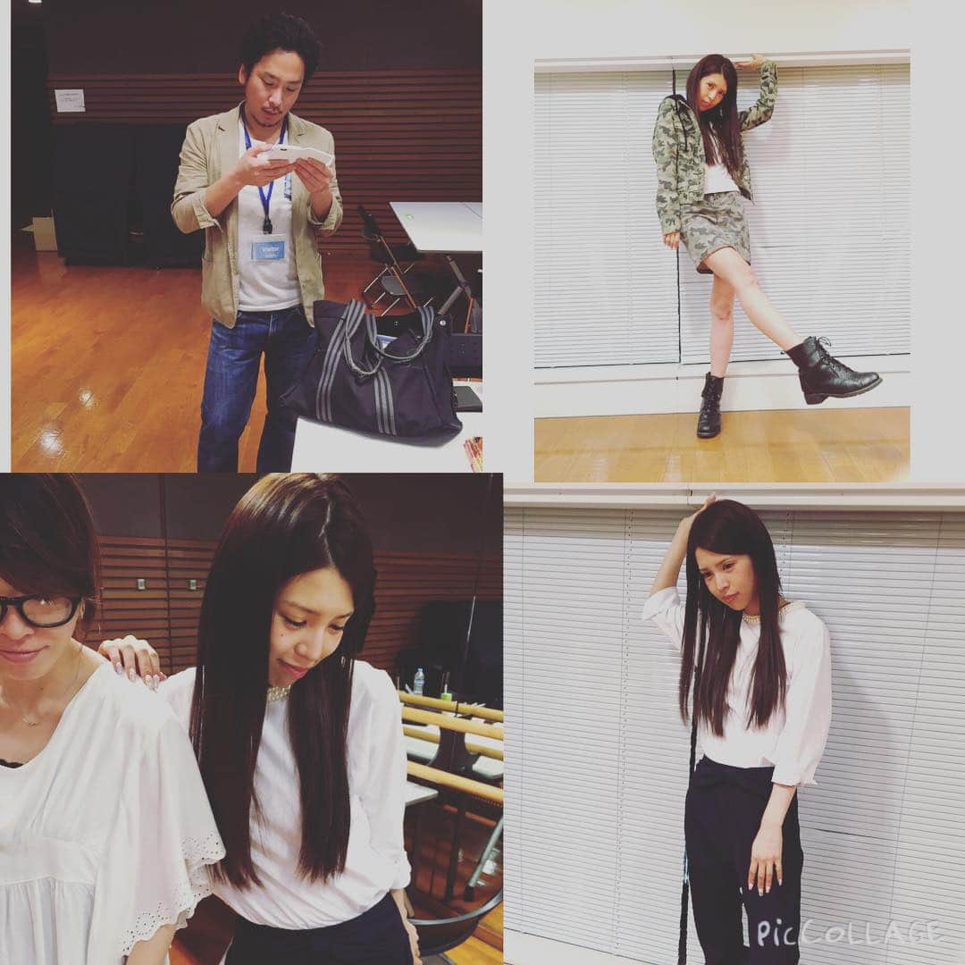 坂口杏里のインスタグラム：「うちの凄腕マネージャー津田さんと現場マネージャーでいつもサポートしてくれている、野口マネージャーさん✨ 最近本当ずっっと体調悪くて昨日さんま御殿の収録前に病院連れて行ってもらったら過激なストレスから来てますね、っていわれたけど、本当に憧れの相武紗季さんにお会いしてほんっのちょっことだけど会話していただけて、私まだ頑張ろう！って思った！そして2人のマネージャーさんに支えられている私、幸せだ。」