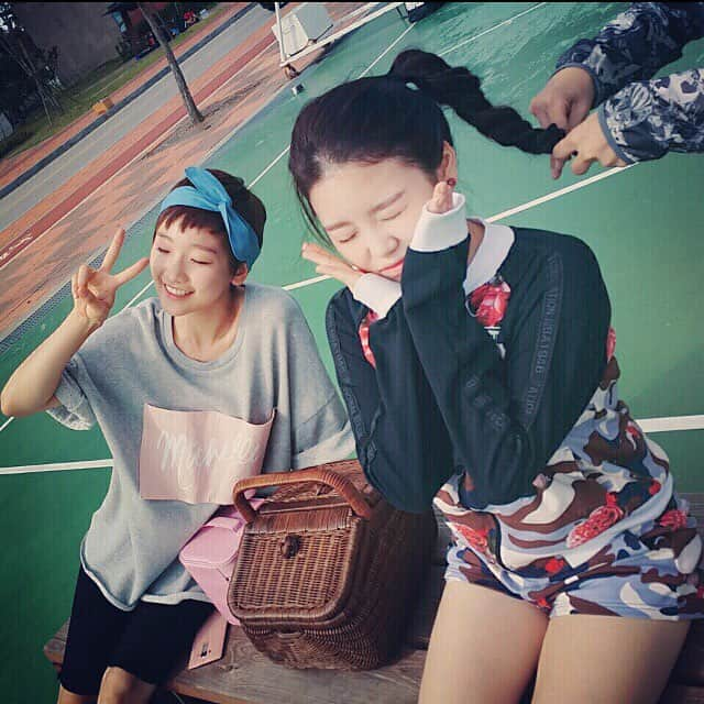 パク・ソダムさんのインスタグラム写真 - (パク・ソダムInstagram)「혜정찡.....🙈 #온스타일#처음이라서#송이랑가린이랑...헤헤」9月7日 12時16分 - imsodamm