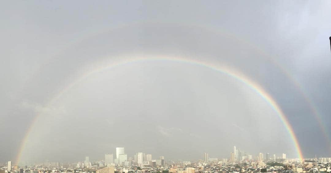 加藤順大さんのインスタグラム写真 - (加藤順大Instagram)「凄かった。 虹出てますよ🌈 こんなに綺麗な虹なかなか見れない。 さいたま市を包み込んでくれてる！！ #虹 #norainnorainbow #rainbow #埼玉 #さいたま市」9月9日 17時12分 - nobuhiro1