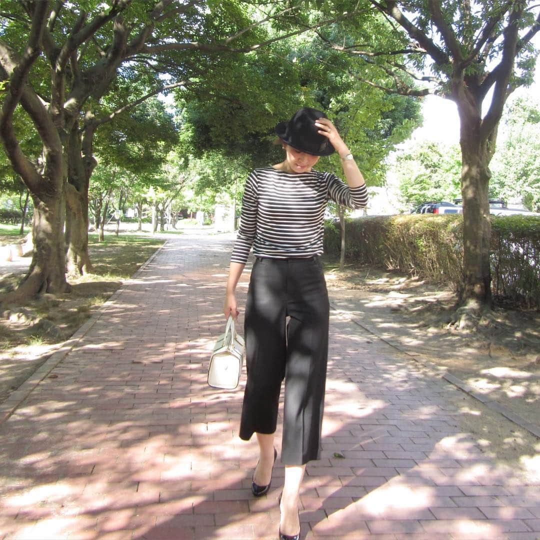 bemiのインスタグラム：「こないだのワタシ☺︎ #Borsalino #fashion#coordinate」