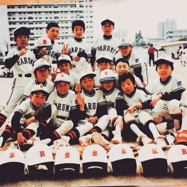 宮田麺児のインスタグラム：「晴美台レッドタイガース！！」