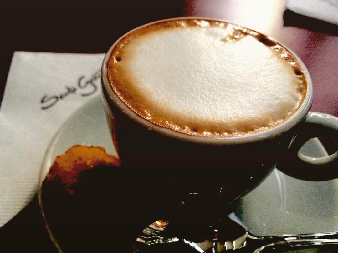 tae のインスタグラム：「amo brasil♡ 今年もありがとう！ #santograo #macchiato #brazil #cafe #saopaulo」