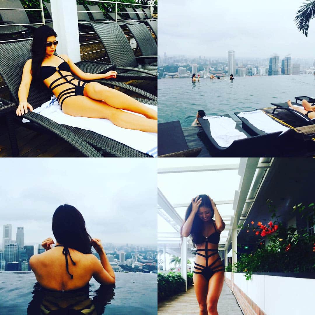 田上舞子さんのインスタグラム写真 - (田上舞子Instagram)「#singapore  #marinabaysands  #bikini #swimwear #pool」9月19日 10時56分 - mai_tano