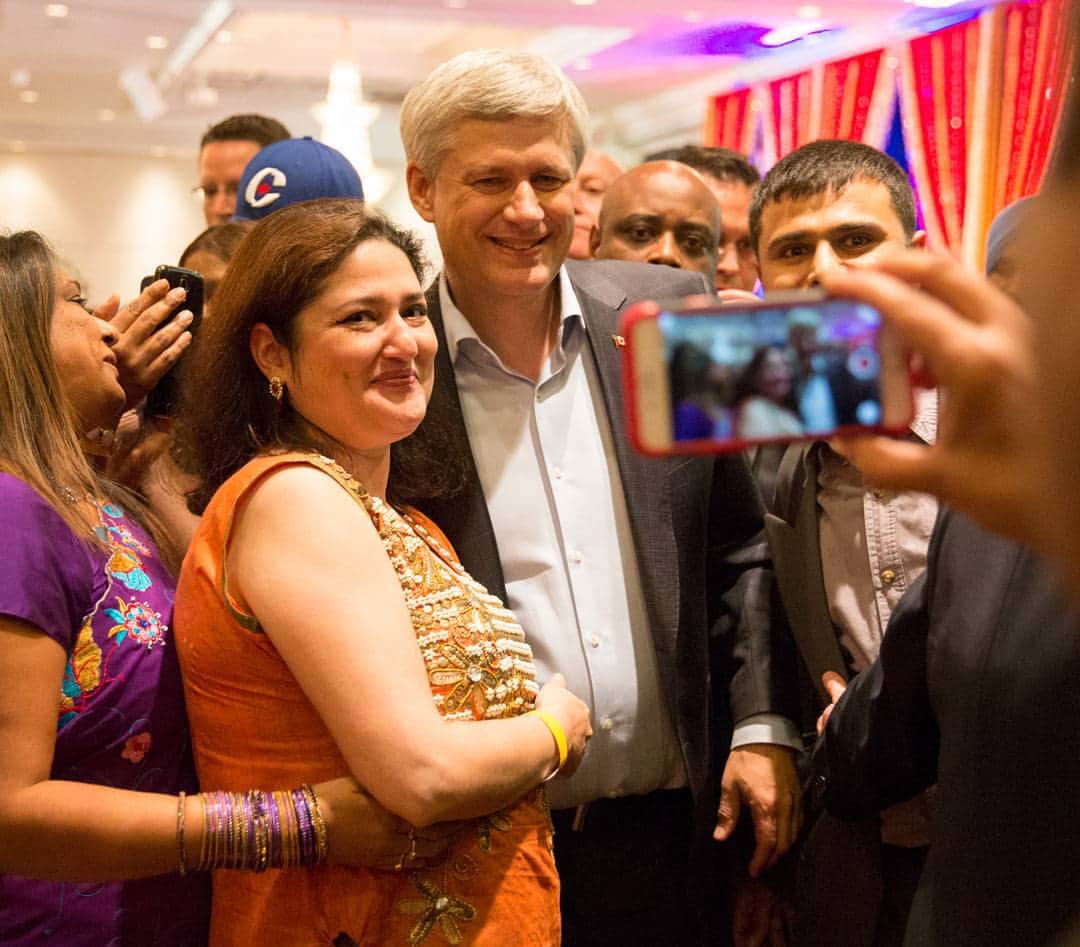 スティーヴン・ハーパーのインスタグラム：「Thank you everyone for the warm welcome in Brampton this week!」