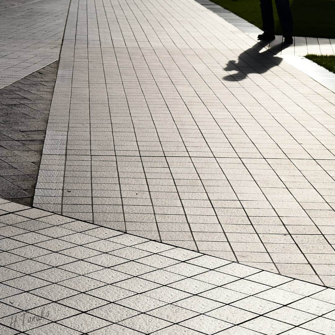 たぬこのインスタグラム：「shadow - 影のある男 . #WWIM12 #WWIM12_壁 . location: Tokyo, Japan﻿」