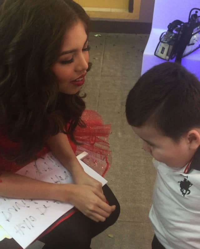 メイン・メンドーサのインスタグラム：「Kilig si @iambaebybaste! Yie!!! #BasDub」