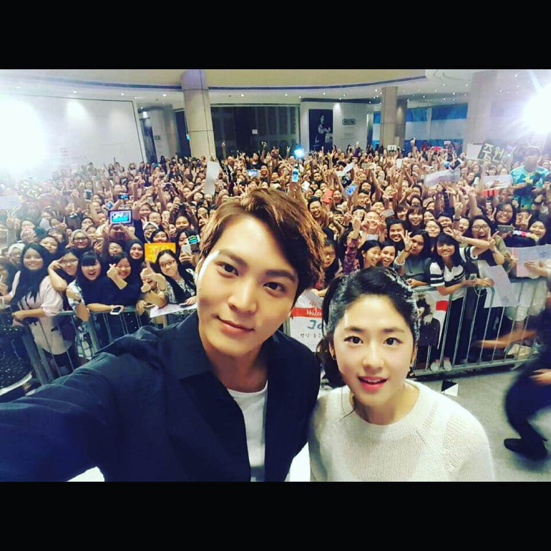 チュウォンさんのインスタグラム写真 - (チュウォンInstagram)「#thanks #singapore #gangdoctor #용팔이 #박혜수 #goodbye #seeyousoon」10月11日 9時59分 - zu.won_moon.jun.won