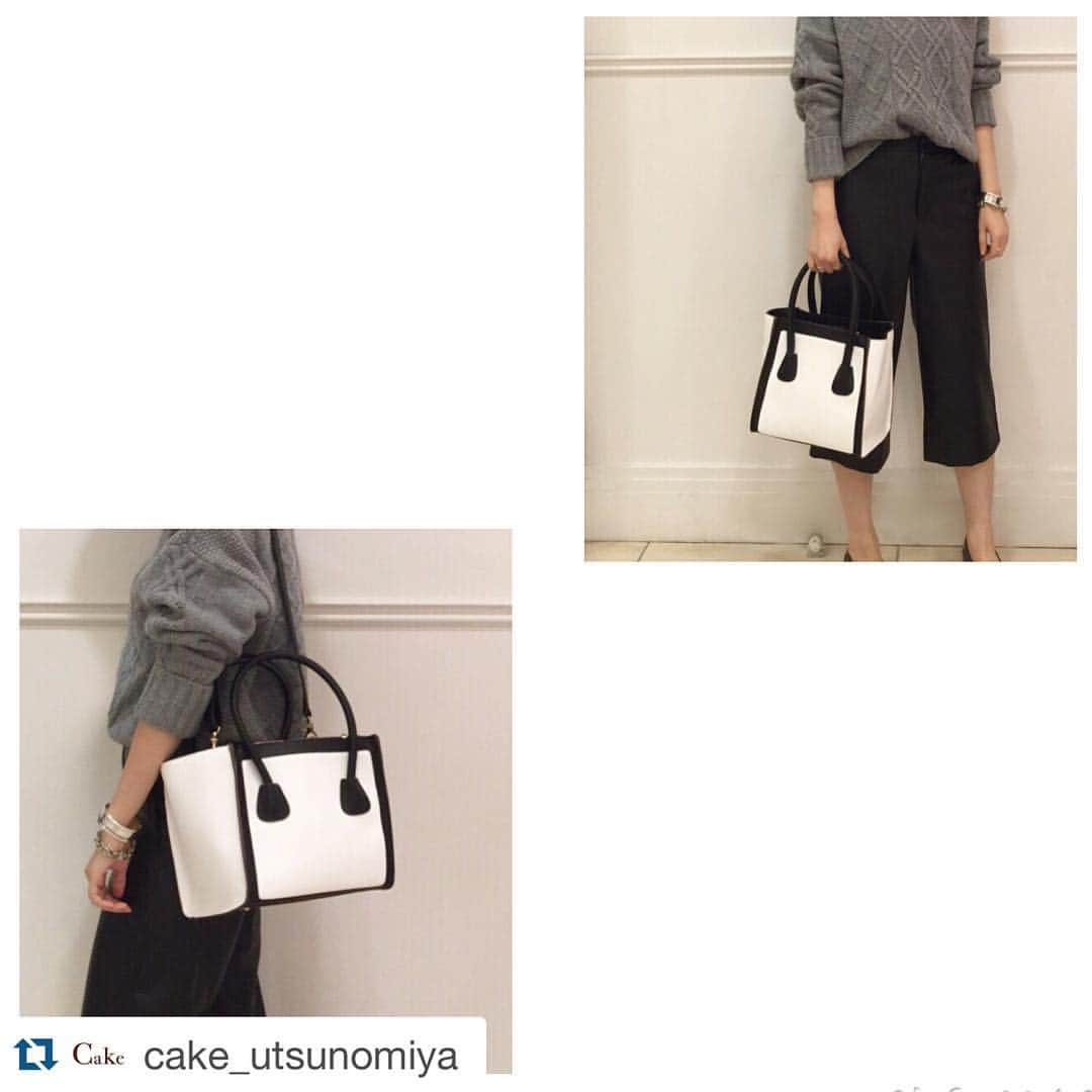 ディセイブさんのインスタグラム写真 - (ディセイブInstagram)「#Repost @cake_utsunomiya with @repostapp. ・・・ * newarrival.. * DECEIVE.. カラーワンマイルトートBAG ¥10,000+tax BLACK×WHITE タテ:22cm/ヨコ:23cm/マチ:18cm * 定番のこちらも入荷しております！ 激かわです！お値段も激かわです！ * #DECEIVE #bag #newin #fashion #like #バイカラー #バッグ #ファッション #ケイク」11月12日 18時04分 - deceiveofficial