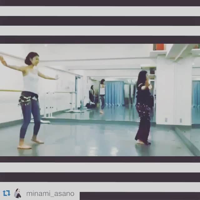 Lespas（レスパス）のインスタグラム：「#Repost @minami_asano with @repostapp. ・・・ My first belly dance class💃🏻💧 腰のチャラチャラがお気に入り☝️💓🎶 #lespas」