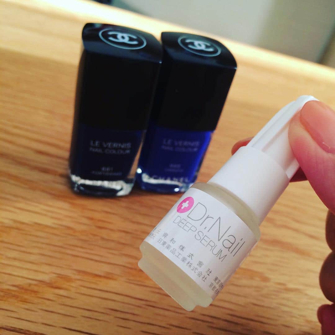 笛木優子のインスタグラム：「ディープセラム！  爪美容液💅 丈夫な爪にしてくれます💕👍#コーワ#ディープセラム」