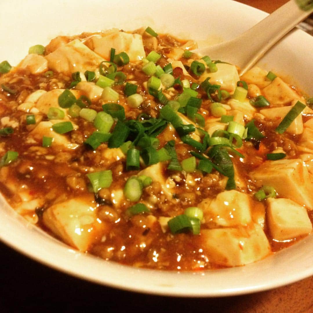 三澤勝洸のインスタグラム：「麻婆豆腐うまい」