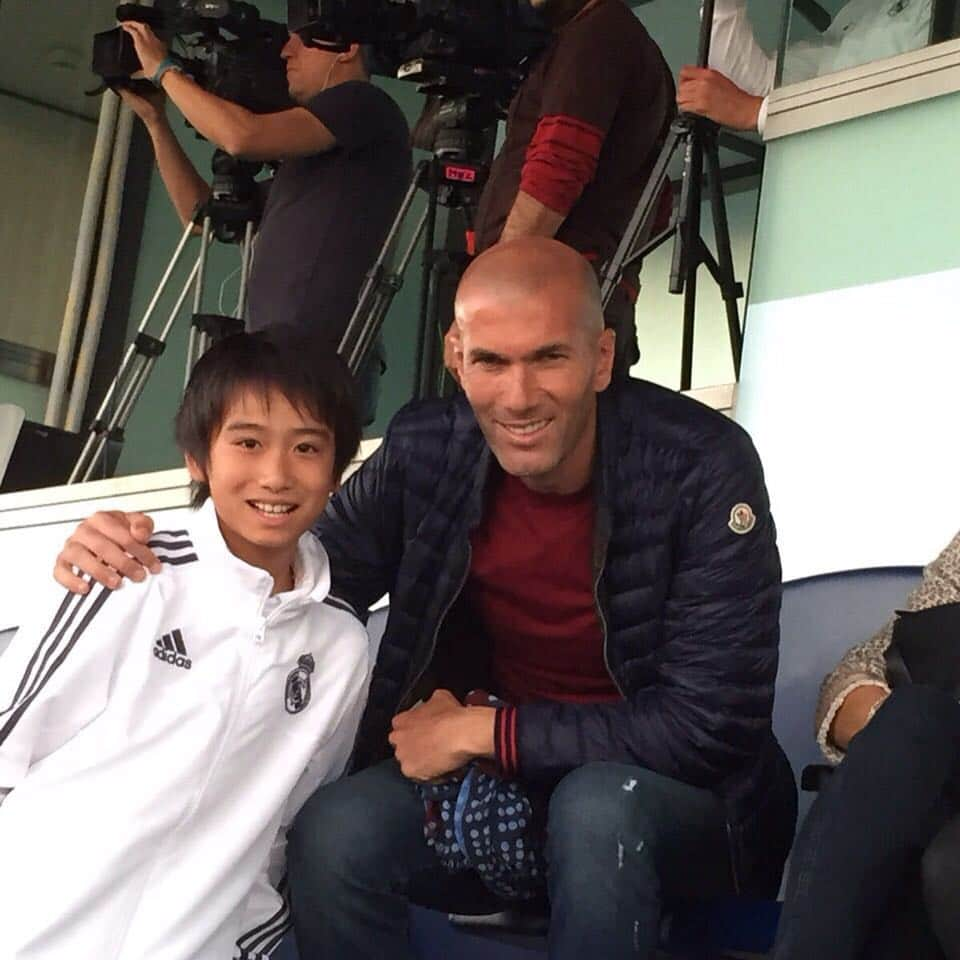 中井卓大（ピピ）さんのインスタグラム写真 - (中井卓大（ピピ）Instagram)「Con Zidane 😱😱😱❤⚽」11月8日 4時45分 - pipirm22