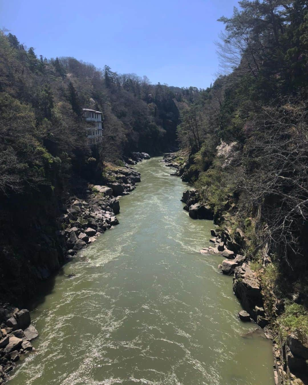 ニッチロー'さんのインスタグラム写真 - (ニッチロー'Instagram)「家にいて長野県を旅行した気分を！  #おうちでながの #長野県 #信州 #南信州 #飯田市 #天竜峡  #天竜川 #天龍峡大橋  #そらさんぽ天龍峡」4月15日 10時25分 - nicchiro5.1