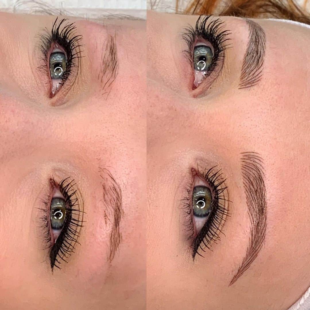 Haley Wightさんのインスタグラム写真 - (Haley WightInstagram)「I love transformations like these 😍 I can’t wait to start doing brows again I miss it so much!  Interested in getting Microblading by me? You can still book with me right now for June! Just call the studio at (971)337-5401 or visit our website at studiomeraki.net 😊 . . #microblading #cosmetictattoo #brows #eyebrows #portland #oregon #microbladedeyebrows #microbladed #meraki #ombrebrows #microblade #portlandmicroblade #portlandmicroblading #oregonmicroblade #oregonmicroblading」4月15日 2時45分 - cosmobyhaley