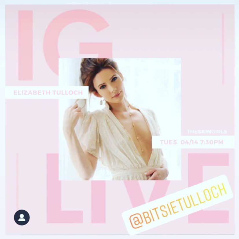 ビッツィー・トゥロックのインスタグラム：「Hey everyone! I’ve never done an insta live before but I’m doing one tonight 7:30 PST with my Vancouver skincare gurus @theskingirls @theskingirls_lisa. Join at @theskingirls 🙌🌷💓」