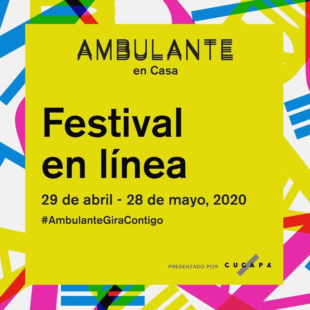のインスタグラム：「¡Bien! ¡Ambulante en línea! Hay que armar ese espacio común de reflexión y así lograr estar juntos. @ambulanteac @diegoluna_」