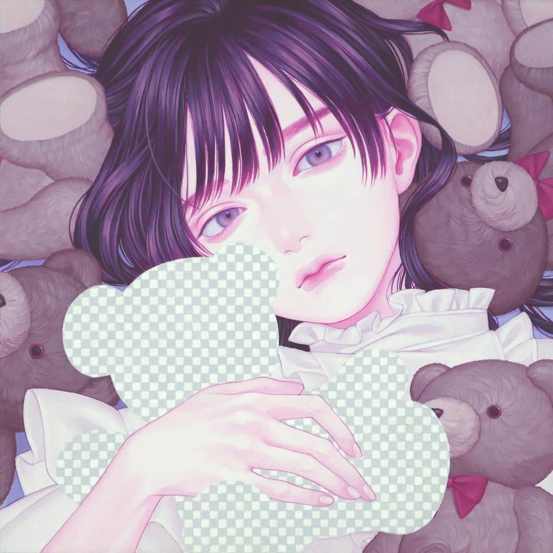 のインスタグラム：「#acrylicpainting #acryliconcanvas #art #onlineexhibition #mayumikonno」