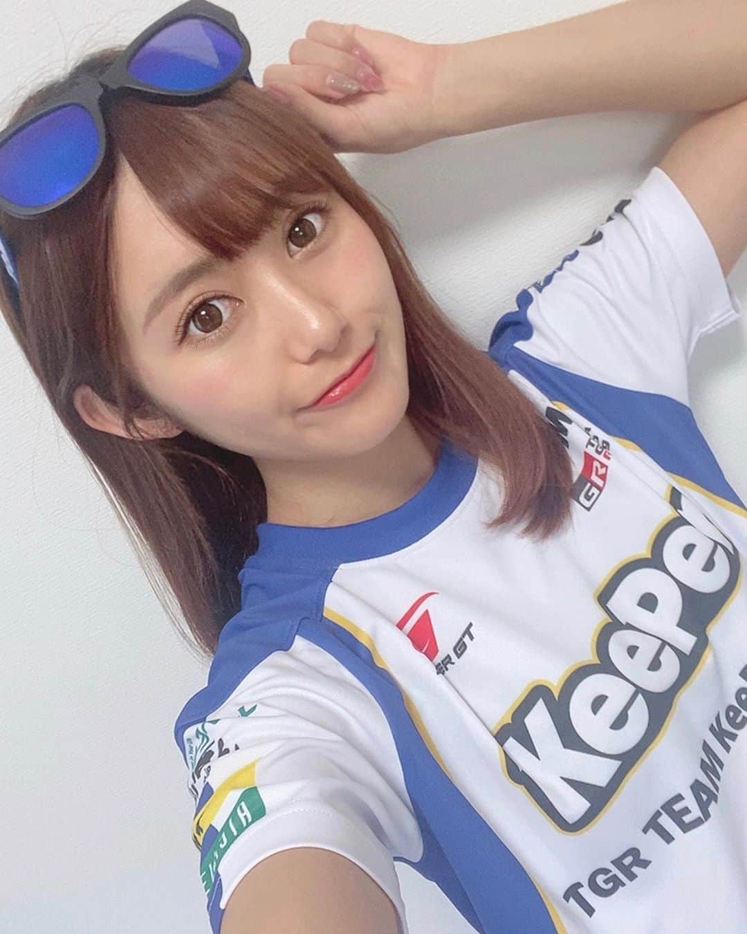 のインスタグラム：「TOM'Sチームグッズ🏁🏁 . サーキット気分☺️💗💗💗 . #KeePer #toms #TOYOTA #supergt #エアsupergt  #supra #トムスカレー#レースクイーン」