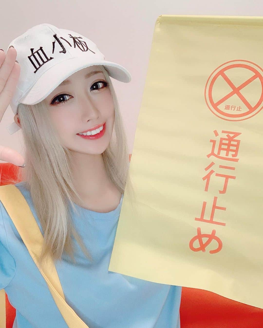 若月雅のインスタグラム：「【 #はたらく細胞 ／ #血小板ちゃん 】 . . 「勝手な行動しないこと！」 . . #モブ血小板ちゃん #hatarakusaibou #anime #日本动漫  #角色扮演」