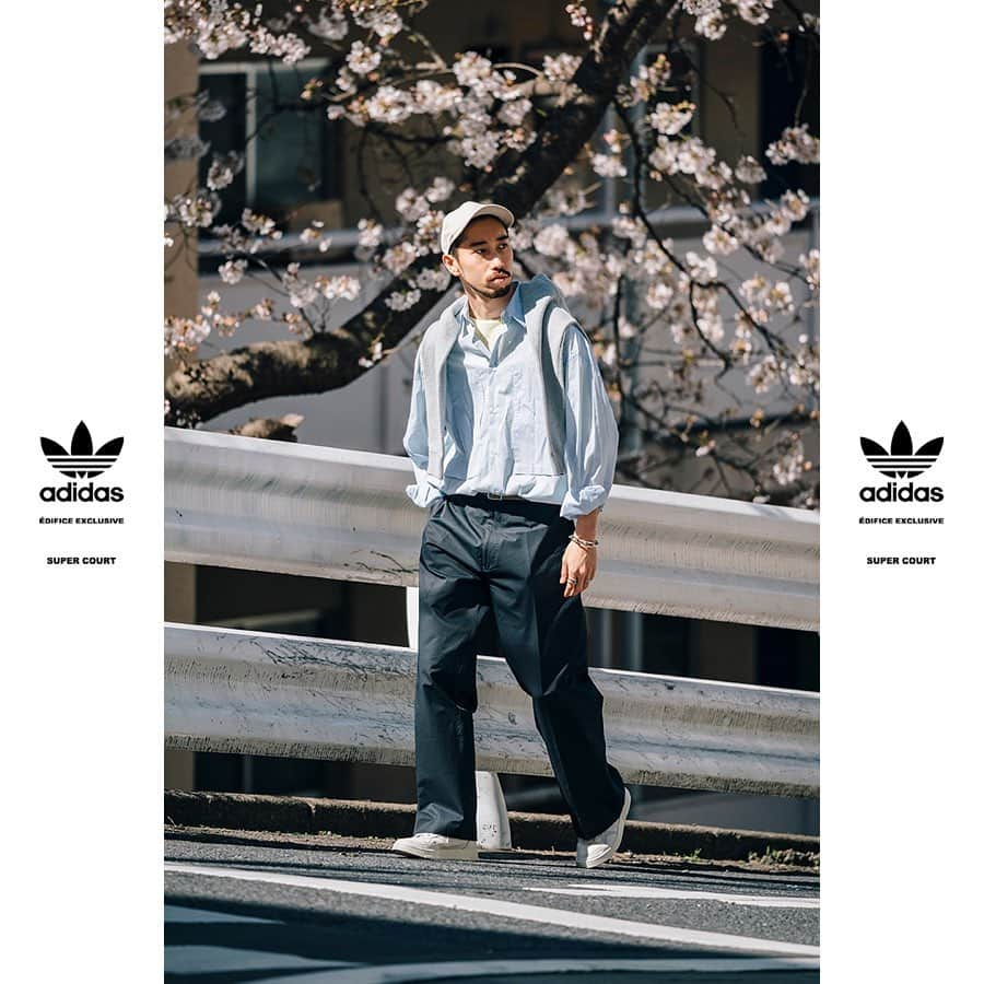 EDIFICEさんのインスタグラム写真 - (EDIFICEInstagram)「【スタッフが語るadidas - Exclusive model -】﻿ 《SUPERCOURT》﻿ ﻿ インラインでは見られない、柔らかなトーンのグラデーションが洗練さを高めた一足へ。﻿ ﻿ スリーストライプ、ヒールカップ、ヴァンプ部分を同トーンのクリームカラーを配色することでスポーツテイストをマイルドにしました。﻿ ﻿ 特集ページでは6人のスタッフがその魅力について語っています。﻿ ﻿ 是非プロフィール🔗よりご覧ください。﻿ ﻿ ※シューホールの数は靴のサイズによって異なる場合がございます。﻿ ※レディースサイズは、IENAより販売予定となっております。 ﻿ ﻿ ﻿ ﻿ Shoes : 【adidas EX】¥12,000+tax﻿ No : 20093310010010﻿ ﻿ Model : RYOTA MATSUKI / WEB VISUAL COORDINATOR﻿ @_a_u_ta_nu_ ﻿ ﻿ ﻿ ﻿ ﻿ ﻿ ﻿ ﻿ ﻿ ﻿ ﻿ ﻿ ﻿ ﻿ ﻿ ﻿ ✁----------------------------------------﻿ #edifice #adidas #supercourt #iena #adidassupercourt #adidasoriginals #sneaker #shoesaddict #shoestagram #kicks #kickstagram #shoeslovers #shoesaholic #shoefashion #sneakeraddict #sneakerheads #mensshoes #mensfashion #mensstyle #menwithclass #menwithstyle #dapper #dapperman #dapperstyle #エディフィス #アディダス #アディダススーパーコート #アディダスオリジナルス」4月11日 13時21分 - edifice.jp