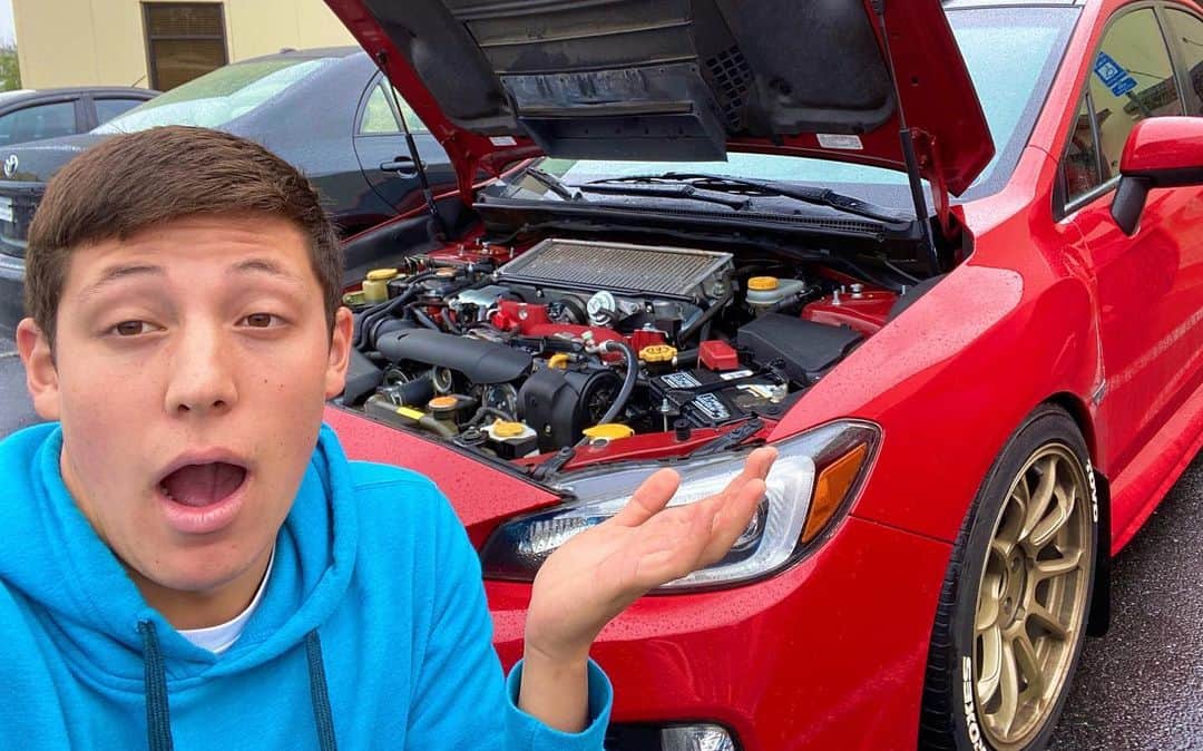 スティーブのインスタグラム：「My Kid loves his Subaru and recently he cant stop watching Initial D either!  The combination has his head spinning in circles with all the ideas he has for his car @controlled_motors ！！ うちの息子は頭文字Dにハマっちゃっていずれ拓海みたいにスバルと８６も乗りたいと言っているぞ！ワォー！！ new video now live on my YouTube channel ユーチューブで新作動画は公開中 #頭文字d #initiald #subarusti #subaru #スバル　#インプレッサ」