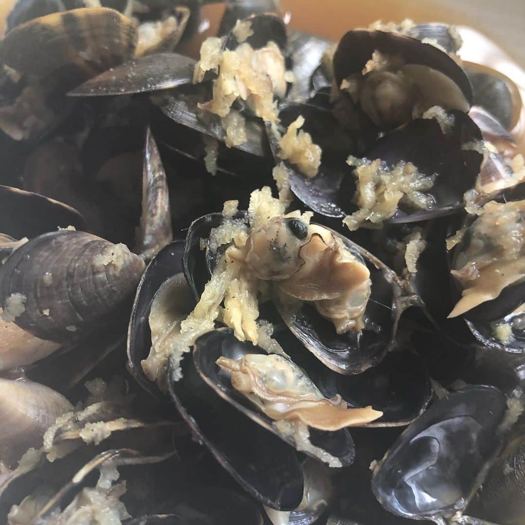 セイン・カミュさんのインスタグラム写真 - (セイン・カミュInstagram)「This time with soy sauce, ginger and sake❣️😋 #thanecamus #shellfish #yummy #mothernature #seafood」4月11日 10時36分 - thanecamus