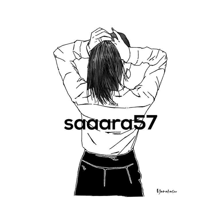 のインスタグラム：「. . swipe→→→ . 描いてくださったイラストがお気に入りすぎて プリントまでしちゃった🥺🖤🖤🖤 . artist ✏︎ @yamakasoo ... . . .」
