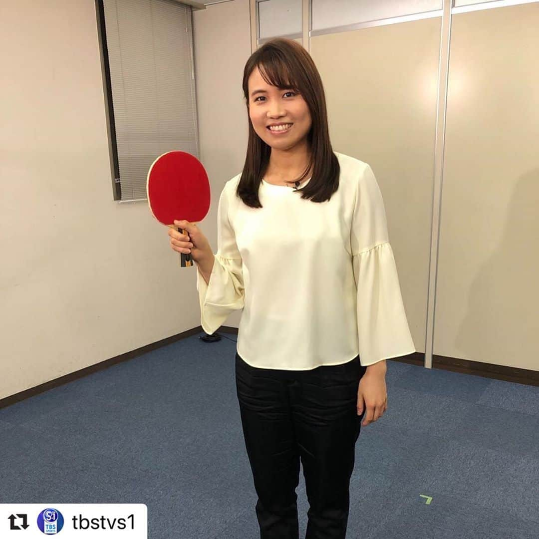 平野 早矢香さんのインスタグラム写真 - (平野 早矢香Instagram)「日本代表選手のスーパープレー大特集✨ お楽しみに〜😄 #Repost @tbstvs1 with @make_repost ・・・ 今夜0時30分からの S⭐︎1は？ 卓球を大特集！今シーズンの スーパープレーを、ロンドン 銀メダルの平野早矢香さんが 超わかりやすい解説です。 来年の東京五輪がますます 楽しみに！ #平野早矢香 #tbstvs1 #卓球」4月11日 19時31分 - sayakahirano0324