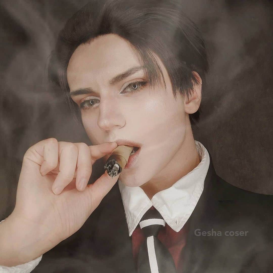 Gesha Petrovichさんのインスタグラム写真 - (Gesha PetrovichInstagram)「💲 Fugō Keiji Balance: Unlimited💲 Daisuke Kanbe Fast costest because a lot of requests xD I did it maybe for 2 hours xD I like "gatsby", aesthetic, so maybe do full photoshoot someday xD Wi @geshacos P/s Cigar was fake, money too dont worry 😅😅」4月11日 20時46分 - petrovichgesha