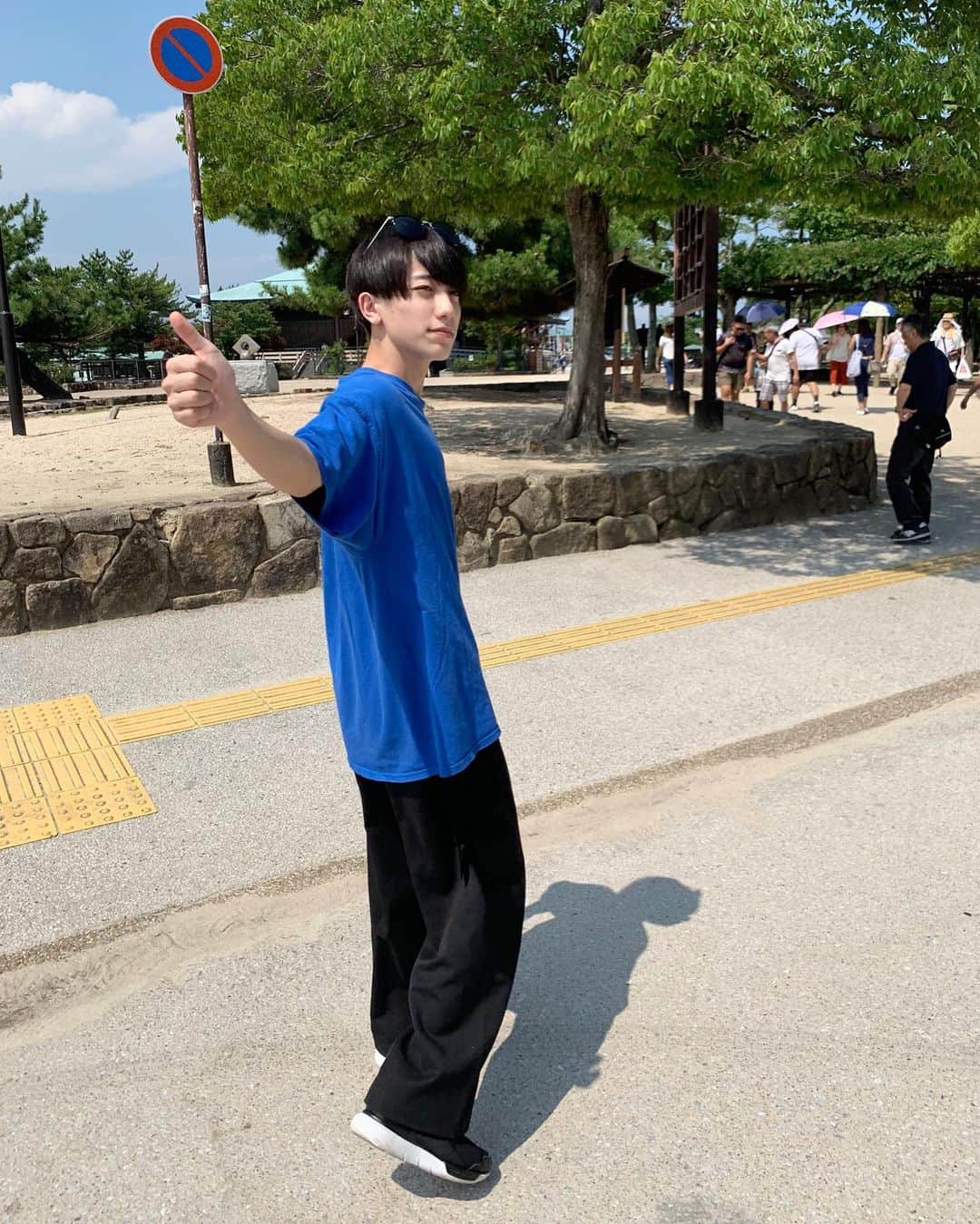 小西詠斗のインスタグラム：「去年の夏 地元広島⛩」