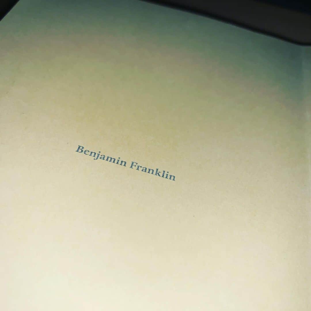 森岡良介さんのインスタグラム写真 - (森岡良介Instagram)「今日はフランクリン先生👨‍🏫📖 #ベンジャミンフランクリン  #アメリカ建国の父」4月12日 17時10分 - morley681075