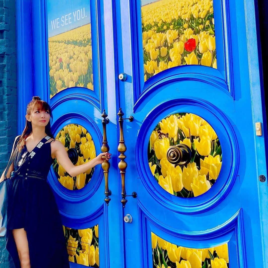中谷あすみさんのインスタグラム写真 - (中谷あすみInstagram)「#sunday#melroseavenue #losangeles #door #tripgram #usa #fashion #art #trip #時差投稿 #ロサンゼルス #旅行好きな人と繋がりたい」4月12日 10時51分 - asumi_naa