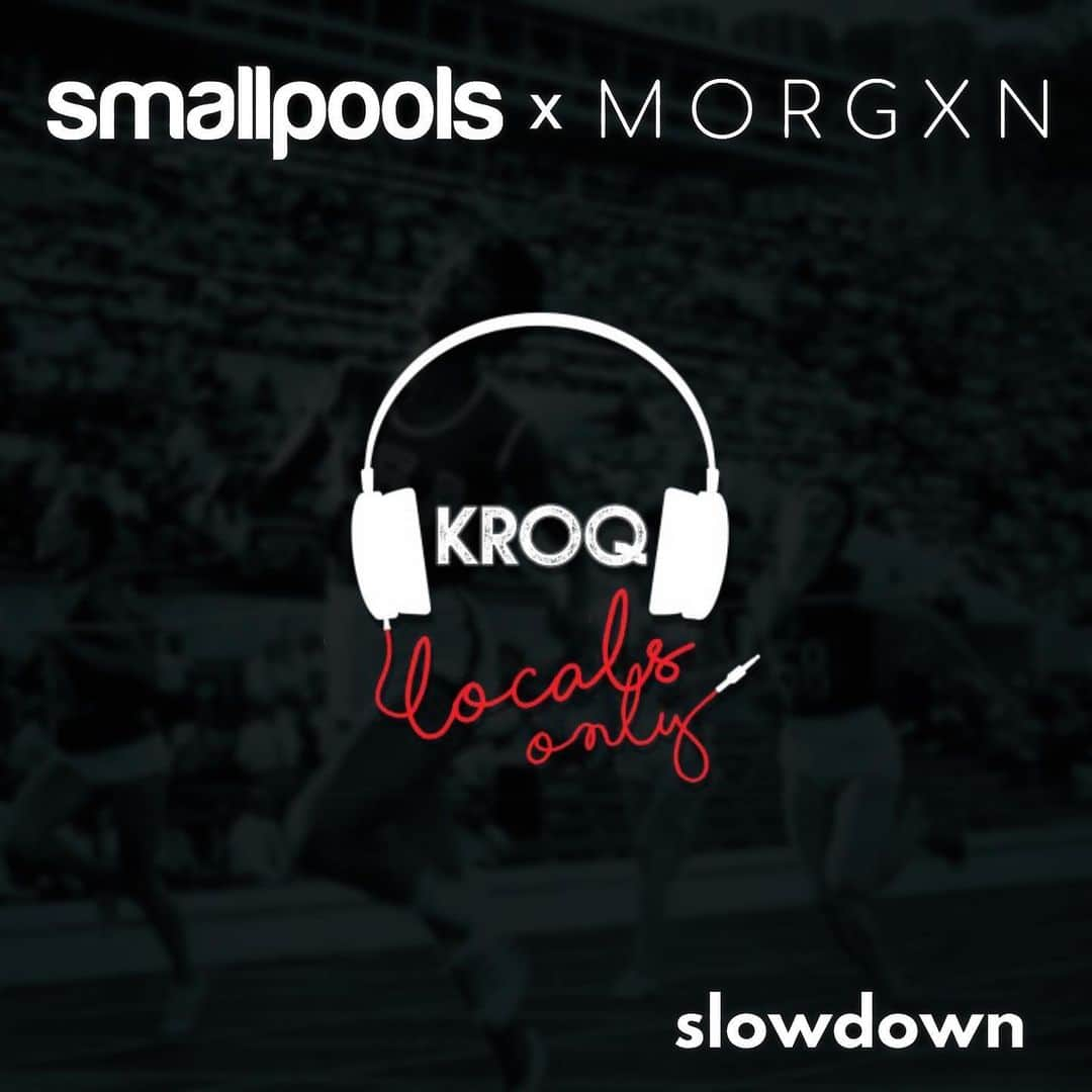 スモールプールズのインスタグラム：「thx for having us @humantohuman.watch! we’re very excited to announce the world premiere of our collaboration with @morgxnofficial will be played on @kroq tomorrow night during #LocalsOnly @kat_corbett」