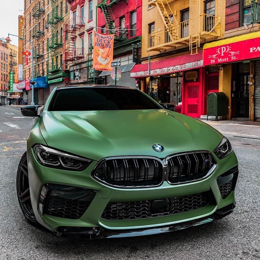 CARLiFESTYLEさんのインスタグラム写真 - (CARLiFESTYLEInstagram)「Military Green BMW M8. 👍🏼👎🏼? Photo @philsags \ @grknation #carlifestyle #bmwm8」4月12日 13時08分 - carlifestyle