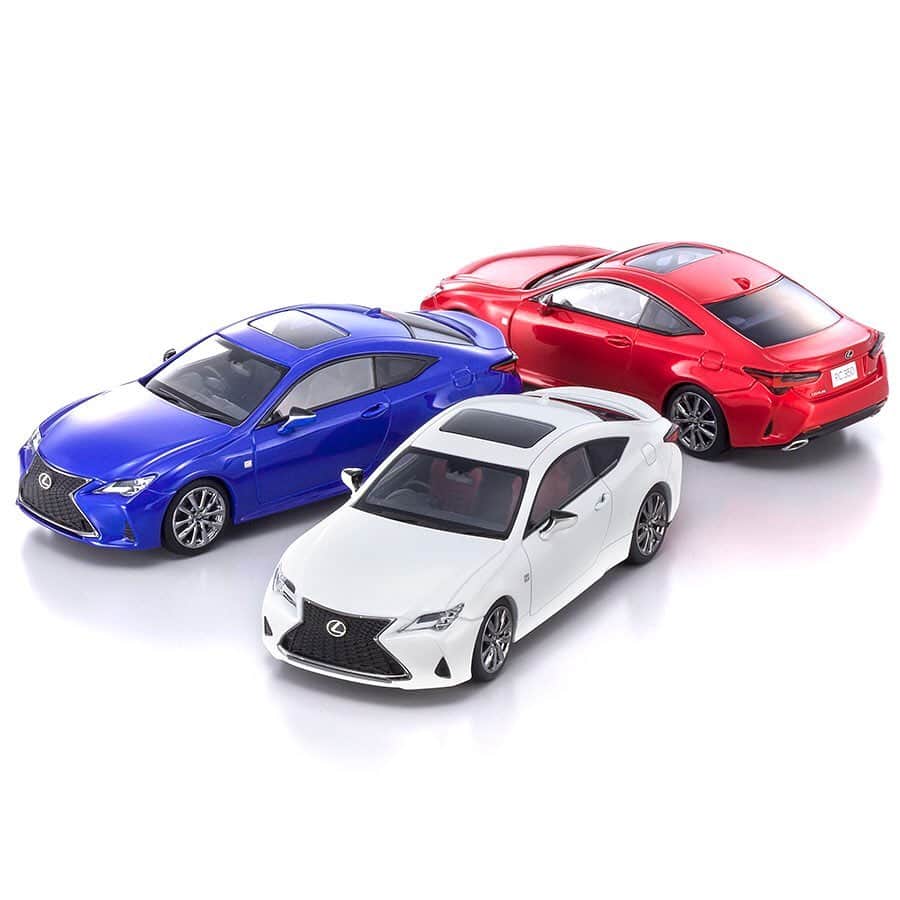 のインスタグラム：「. 1:43 DieCast Model LEXUS RC #lexusrcfsport #lexusrc #lexus #rc #rcfsport #minicar #rc350 #fsport #diecast #kyosho #toyota #japanesecar #carlife #colorful #instacar #luxurycar #luxury #living #carcollection #stance #premium #jdmnation #clublexus #レクサス #レクサスrc #インテリア雑貨 #amazing #雑貨 www.kyosho.com」
