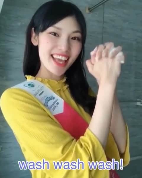 i_am_happpyのインスタグラム：「. . . Wash your hands👏🧼🚿 ピコ太郎さんの手洗い動画を元にみんなでLet's wash🤗 今は会えないけど、オンラインで繋がって 共に協力し合えるのは嬉しいな❣️ ピコ太郎さんの動画はYouTubeにあるよ！ スワイプしてみてね👉 みんなもこまめにLet's Wash🌎🤲🏻❤️ . #松村佳奈」