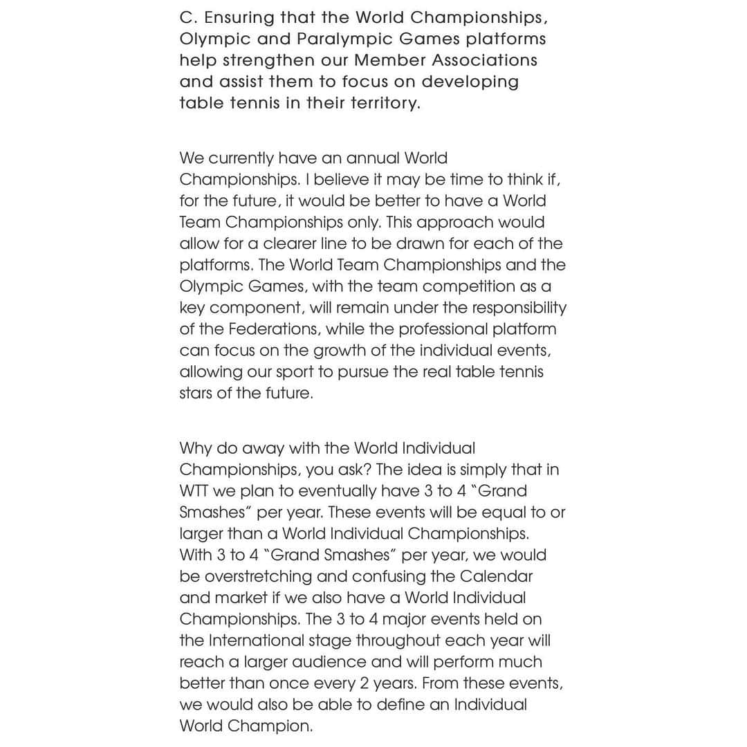 丹羽孝希さんのインスタグラム写真 - (丹羽孝希Instagram)「A Message from ITTF CEO Steve Dainton in light of the #COVID19 Crisis: bit.ly/2RqynBR 「ITTF may keep World Team Championships only」」4月12日 20時51分 - allforkokiniwa