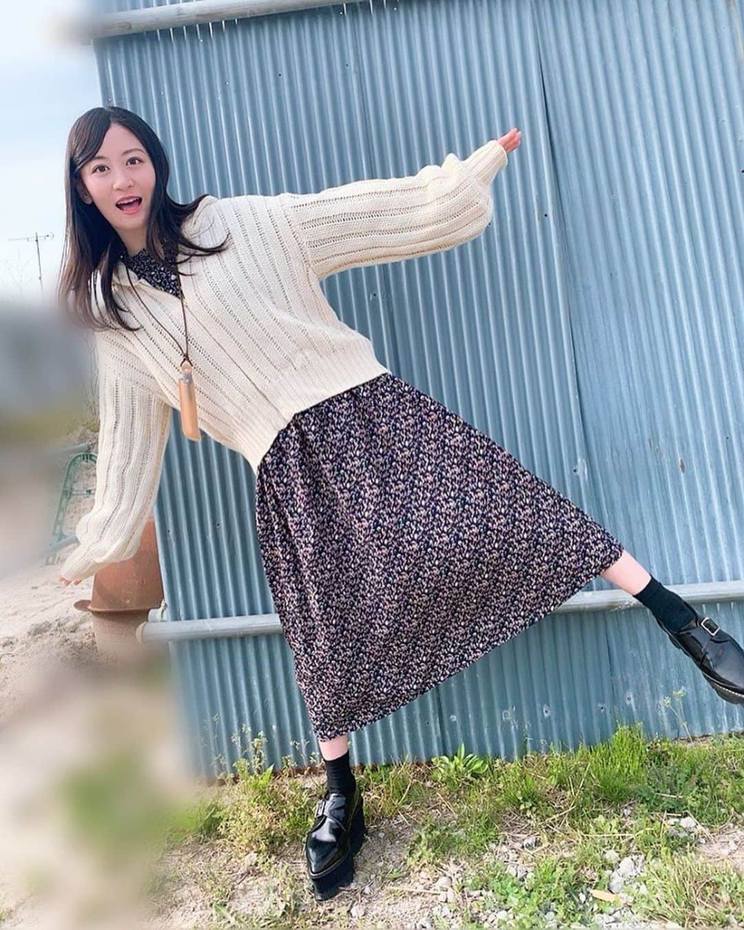 上西恵さんのインスタグラム写真 - (上西恵Instagram)「背景…笑 ⠀ #すっかり春」4月12日 21時07分 - jonishi_kei