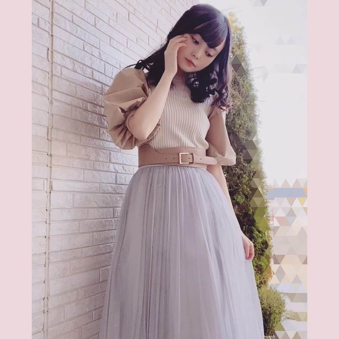 樋渡結依さんのインスタグラム写真 - (樋渡結依Instagram)「少し前に届いたハルヒロインさんの服❣️袖が膨らんでて可愛い💕  #ハルヒロイン #haluhiroine」4月13日 12時18分 - yui_hiwatashi0430