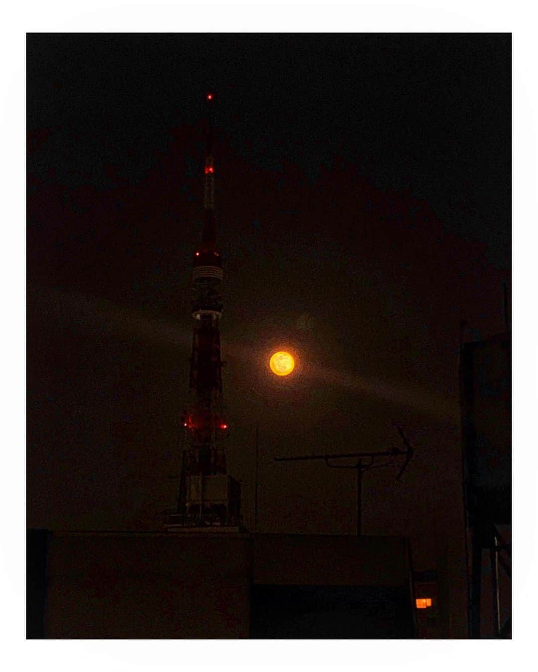 𝐑𝐄𝐀𝐓𝐌𝐎さんのインスタグラム写真 - (𝐑𝐄𝐀𝐓𝐌𝐎Instagram)「Fullmoon on April 8th, 2020 🌕🙏 満月を引き立てるように東京タワーが消灯してるのも粋 #StayHome #fullmoon #luna #tokyotower #supermoon #満月」4月13日 7時18分 - reatmo
