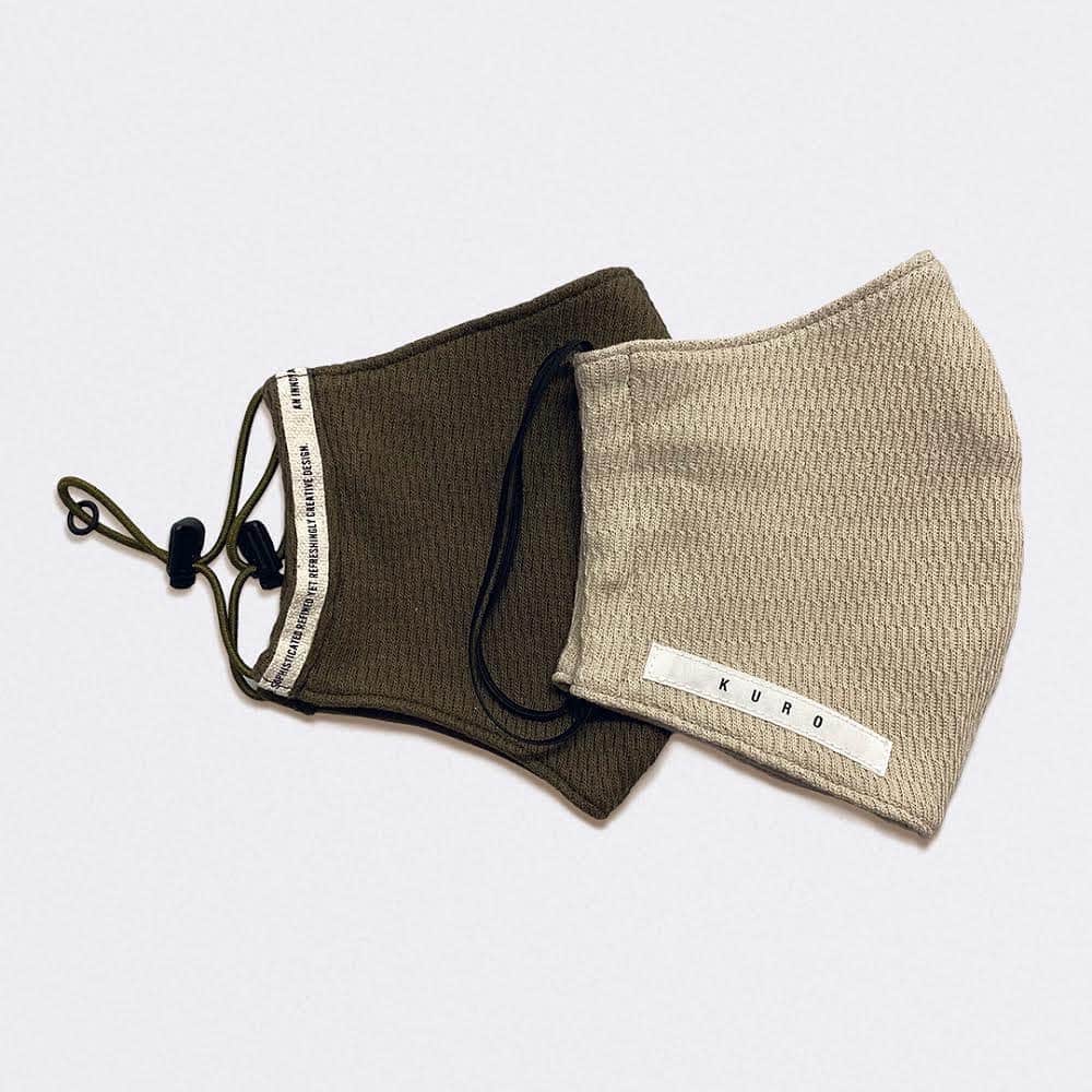 KUROのインスタグラム：「KURO military washable mask 引き続き、第2弾予約販売しております。 www.kurodenim.comにて #マスク #kurodenim #denim #architecture #mask」