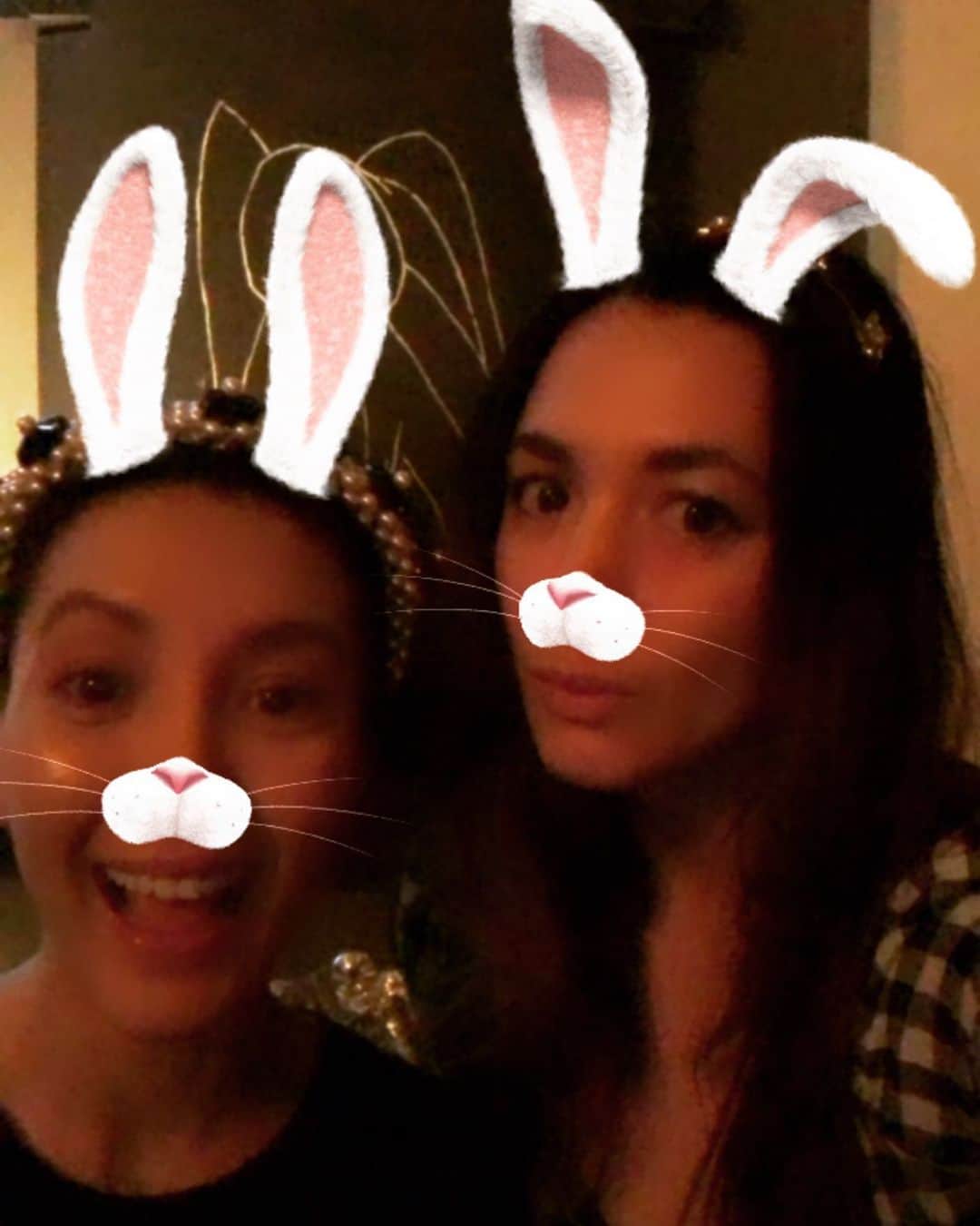 ミシェル・ブランチのインスタグラム：「We’ve been drinking champagne since noon. ✨🐇」