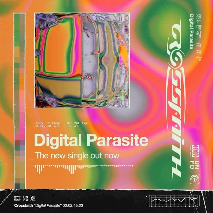 Kenta Koieのインスタグラム：「New song ‘Digital Parasite’ from our new ep ‘SPECIES’. Go listen NOW!!! Artwork by @jonacthan」